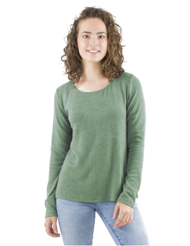 Knitted Sweater 74% Viscose 21% Polyester 5% Elasthanne