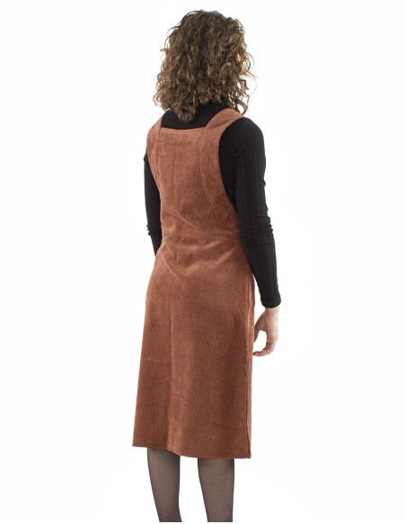 Corduroy 88% polyester 12% polyamide dress