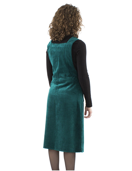 Corduroy 88% polyester 12% polyamide dress