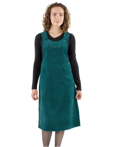 Corduroy 88% polyester 12% polyamide dress