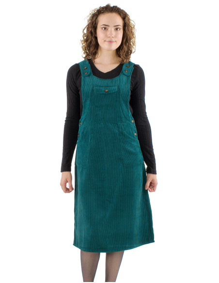 Corduroy 88% polyester 12% polyamide dress