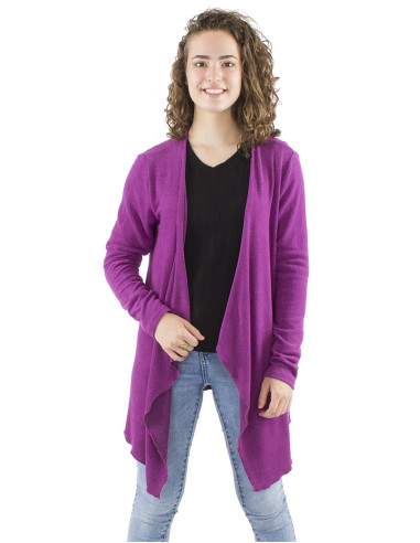 Knitted 74% rayon 21% polyester 5% elastane jacket