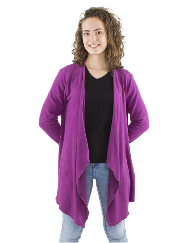 Knitted 74% rayon 21% polyester 5% elastane jacket