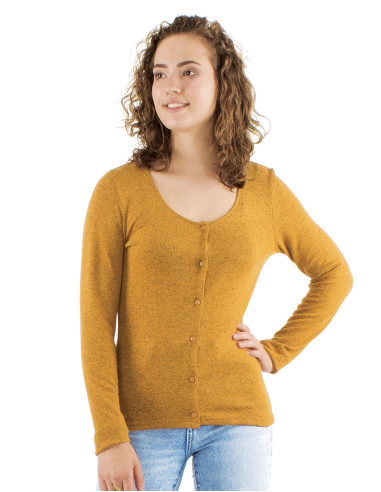 Knitted 74% rayon 21% polyester 5% elastane jacket