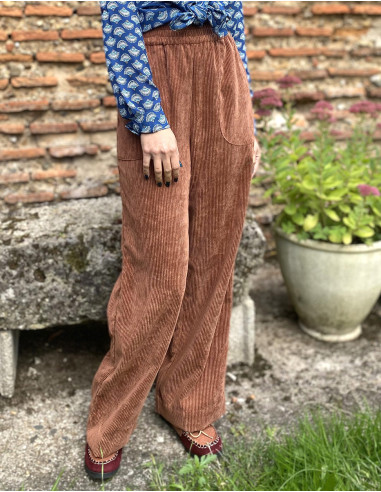 Large corduroy pants