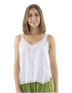 Chemisier viscose brodé 2