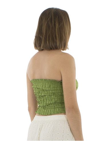 Top viscose bandeau uni élastique