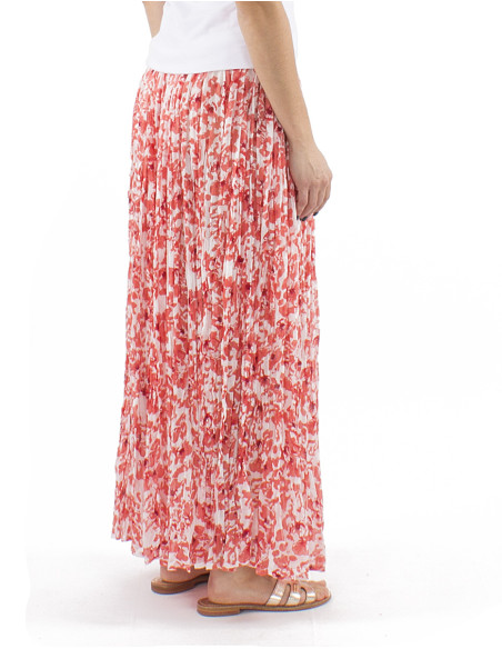 Jupe voile coton froissée imprimé Bali24