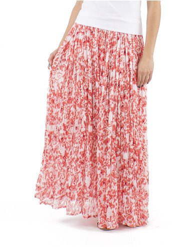 Jupe voile coton froissée imprimé Bali24