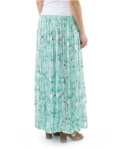 Jupe voile coton froissée imprimé Bali24