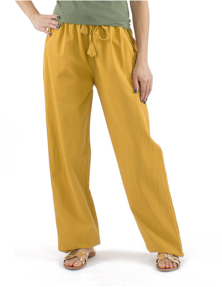 Cotton unisex sw plain mid-season pants