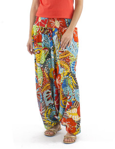 Viscose 3 in 1 sarouel with Butterfly print 2