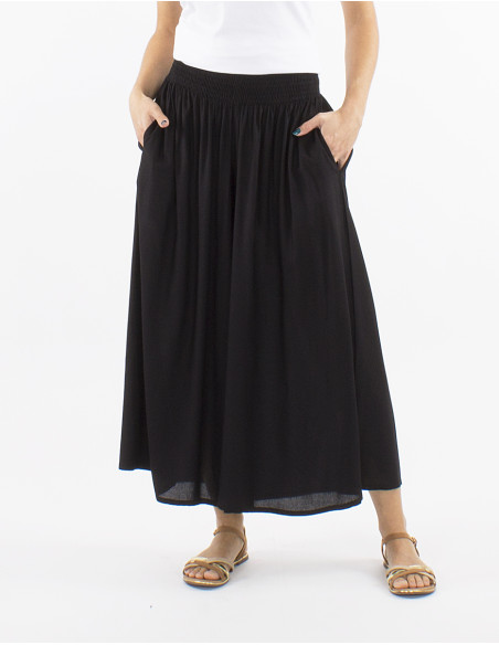 Viscose large plain pants 84cm pa17568