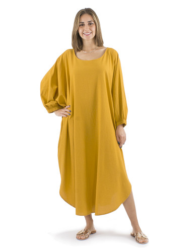 Robe coton uni boubou sw