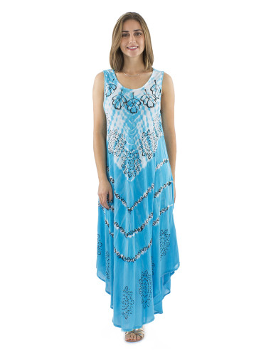 Viscose crepe Tie and Dye dress
