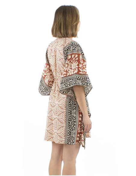 Cotton kaftan dress 84cm