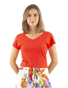 Tee shirt manches courtes uni