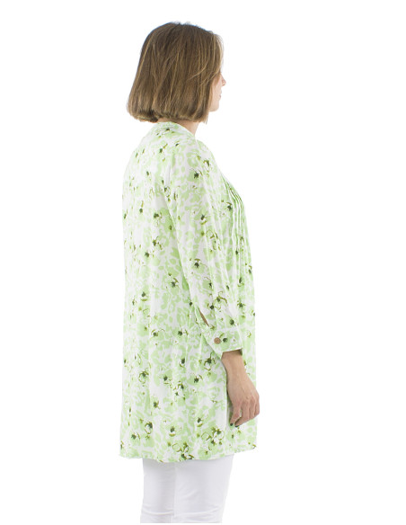 Viscose tunic with Bali24 print