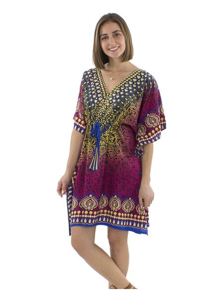 Tunique kaftan polyester 90cm