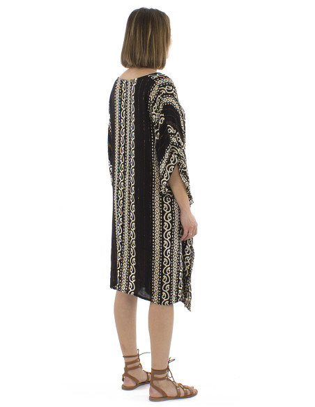 Viscose kaftan tunic 90cm