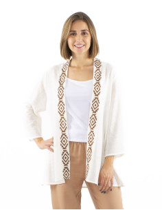 Cotton opened jacket