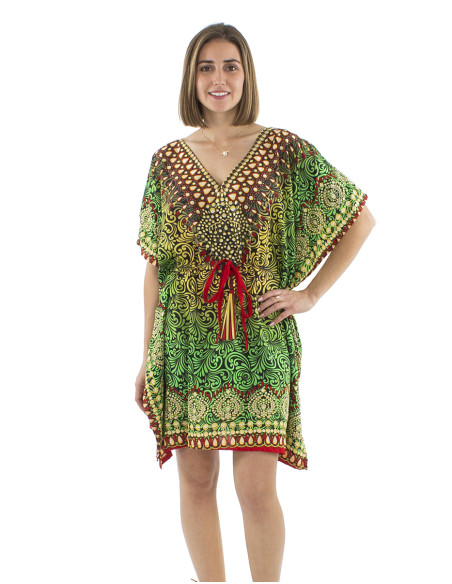 Tunique kaftan polyester 90cm