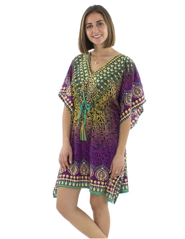 Tunique kaftan polyester 90cm