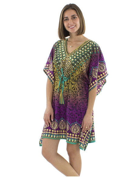 Tunique kaftan polyester 90cm