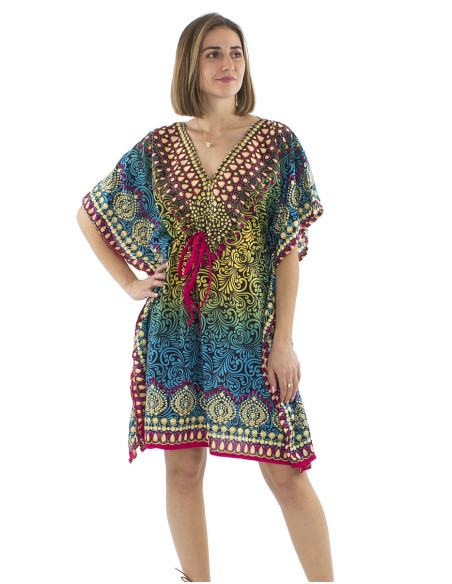Tunique kaftan polyester 90cm