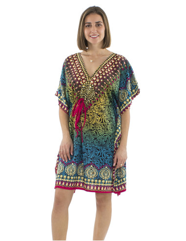 Tunique kaftan polyester 90cm