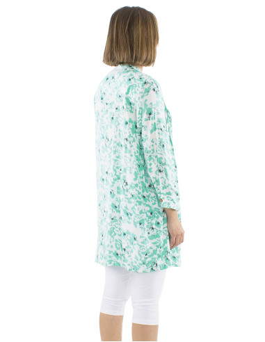 Viscose tunic with Bali24 print
