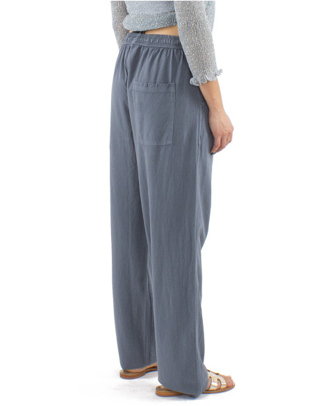 Cotton unisex sw plain mid-season pants