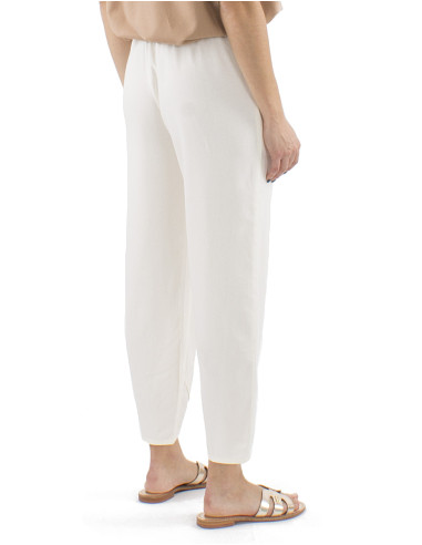 Pantalon 54% Lin 46% Viscose avec poches