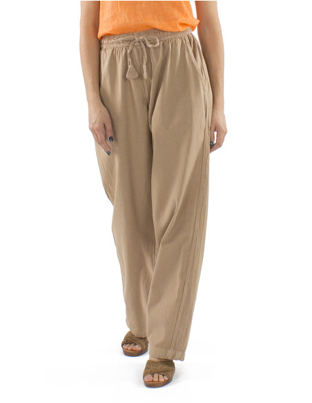 Cotton unisex sw plain mid-season pants