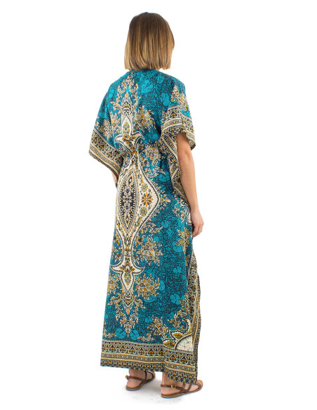 Robe Kaftan Polyester Imprime