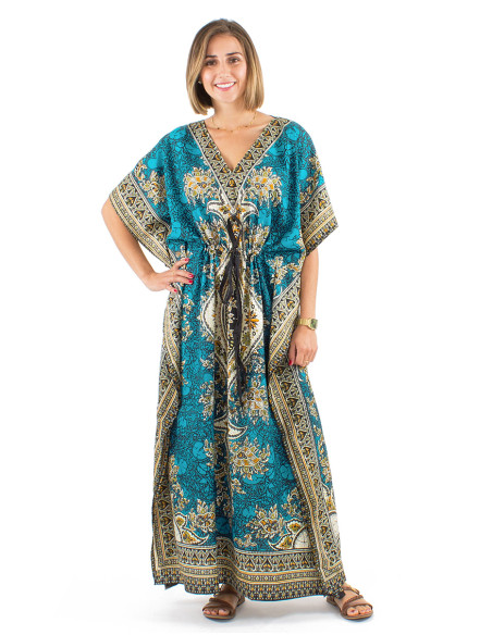 Robe Kaftan Polyester Imprime