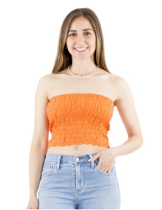 Top viscose bandeau uni élastique 2