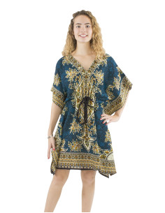 Polyester printed kaftan tunic 2
