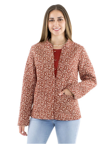 Veste matelassée coton reversible imprimé Dhaka-Gaya