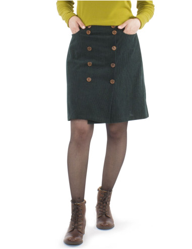 Polyester velvet skirt