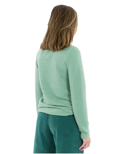 Pull léger 70% viscose 25% polyester 5% élasthanne Jacquard