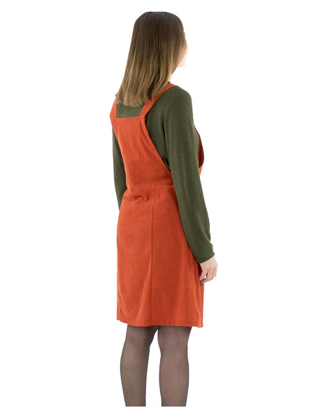 Velvet polyester dress