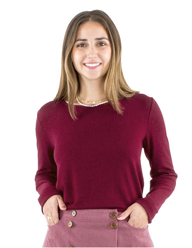 Pull Maille 74% Viscose 21% Polyester 5% Elasthanne