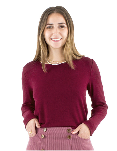 Knitted Sweater 74% Viscose 21% Polyester 5% Elasthanne