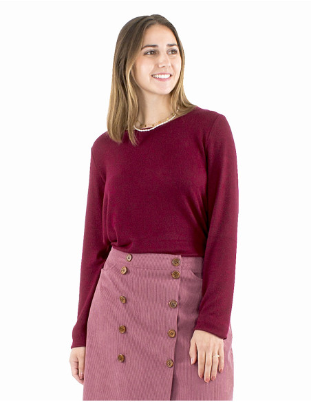 Pull Maille 74% Viscose 21% Polyester 5% Elasthanne