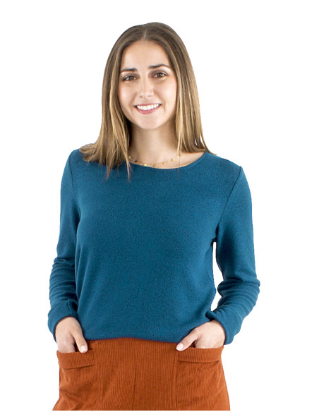 Pull Maille 74% Viscose 21% Polyester 5% Elasthanne