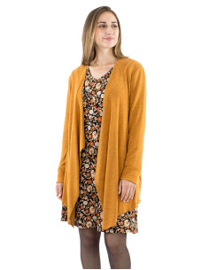 Veste maille 74% viscose 21% polyester 5% élasthanne 2