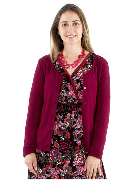 Veste Maille 74%Viscose 21%Polyester 5%E