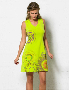 Knitted dress 97% cotton, 3% elastane