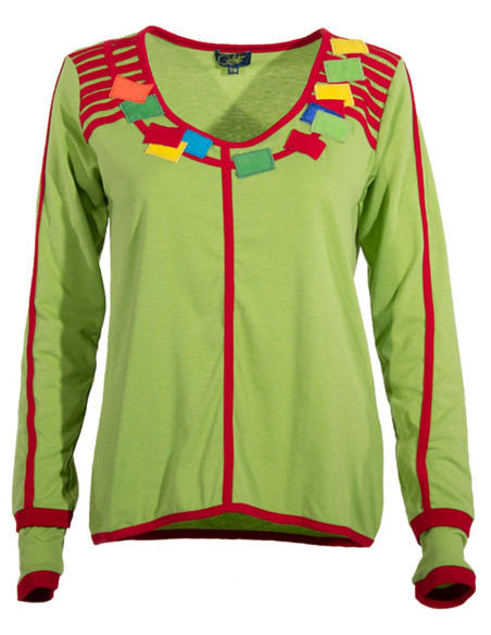 T-shirt 62% polyester, 35% cotton, 3% elastane